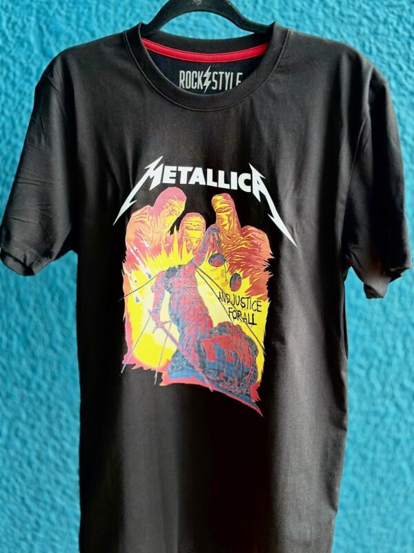 Camiseta Metallica And Justice For All