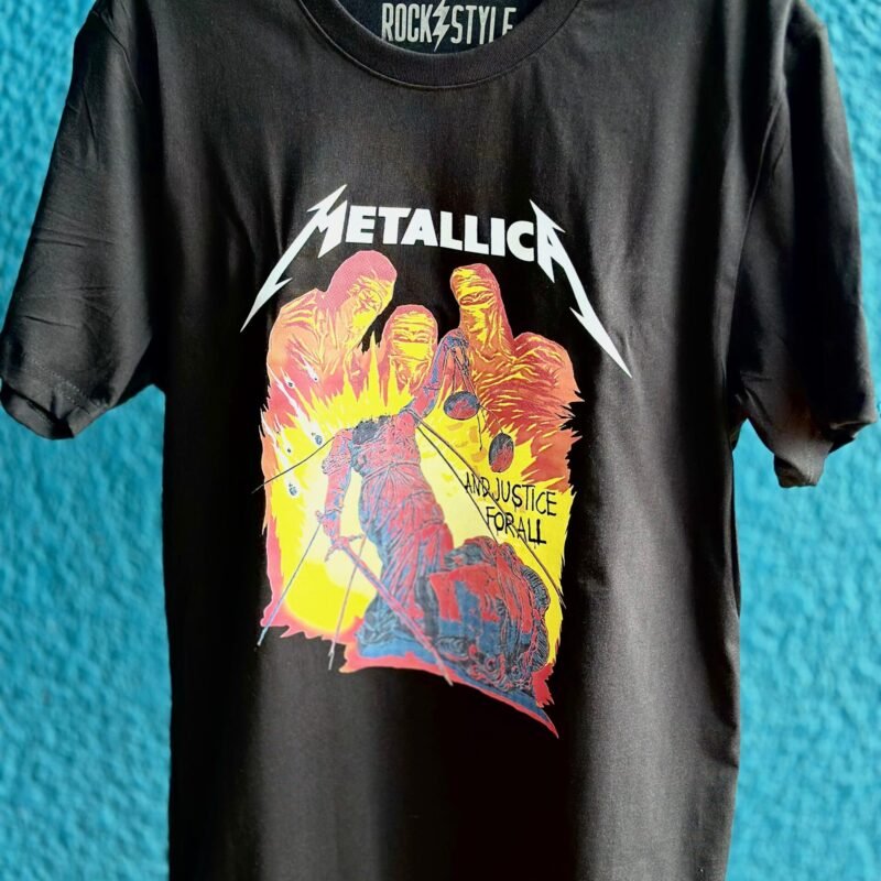 Camiseta Metallica And Justice For All