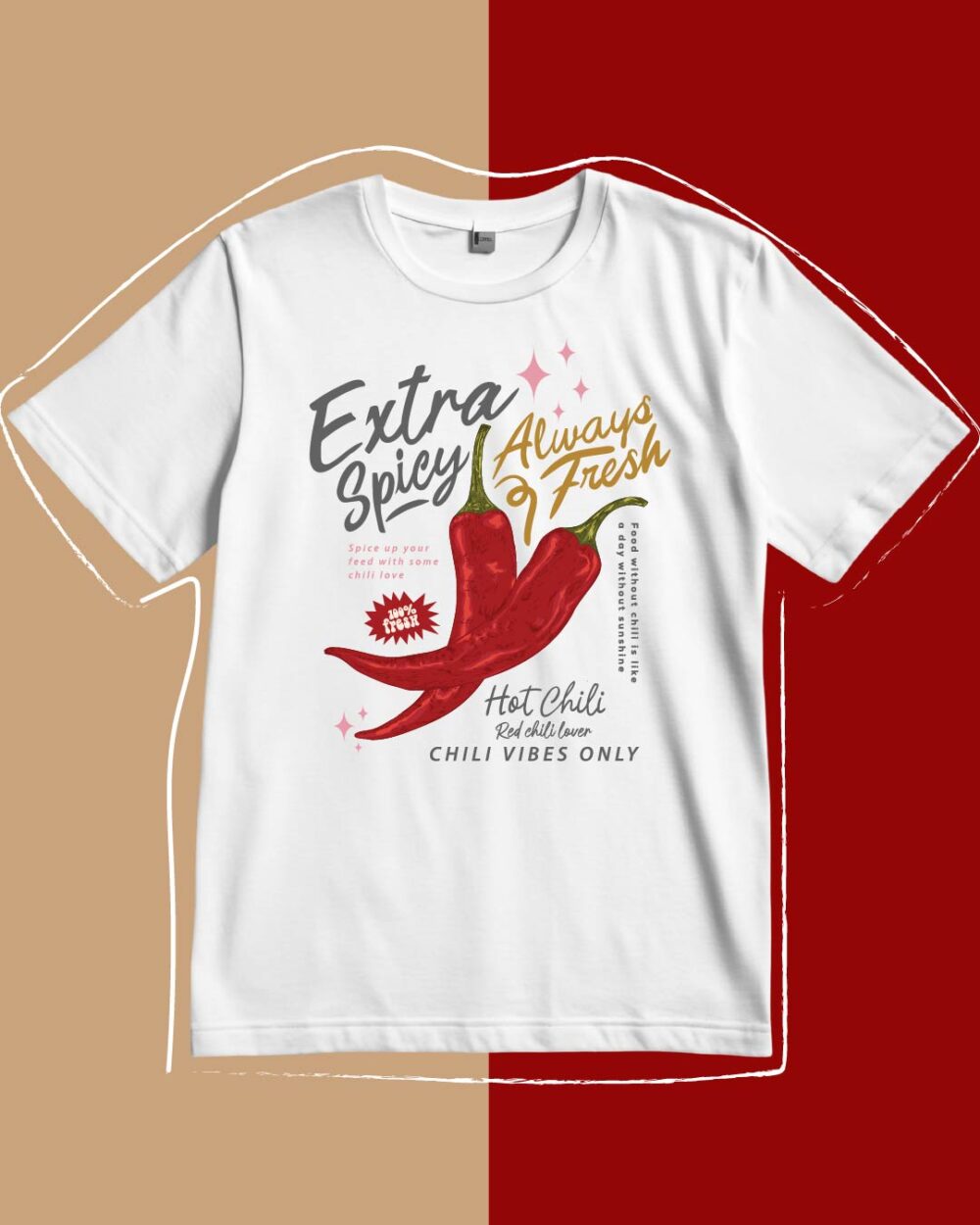 Camiseta Amplia AJI | Algodón Pima Premium | Envío Gratis