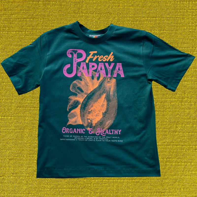 Camiseta oversize FRESH PAPAYA